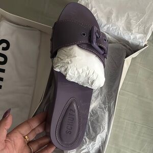SCHUTZ Purple Women's Slide Sandals